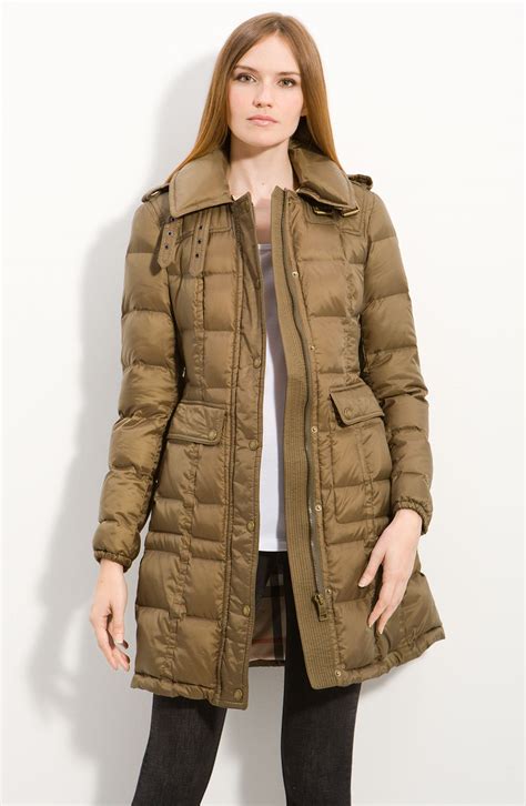 burberry brit down coat sale|burberry down coat women.